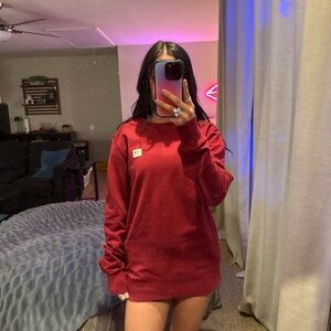 The North Face Men's Bold Red Crewneck Sweater